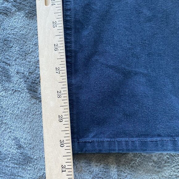 Everlane Pants Mens 34x 32 ( Actual 35x 30.5) Blue Cotton Stretch Slim 5 Pocket - Picture 8 of 9